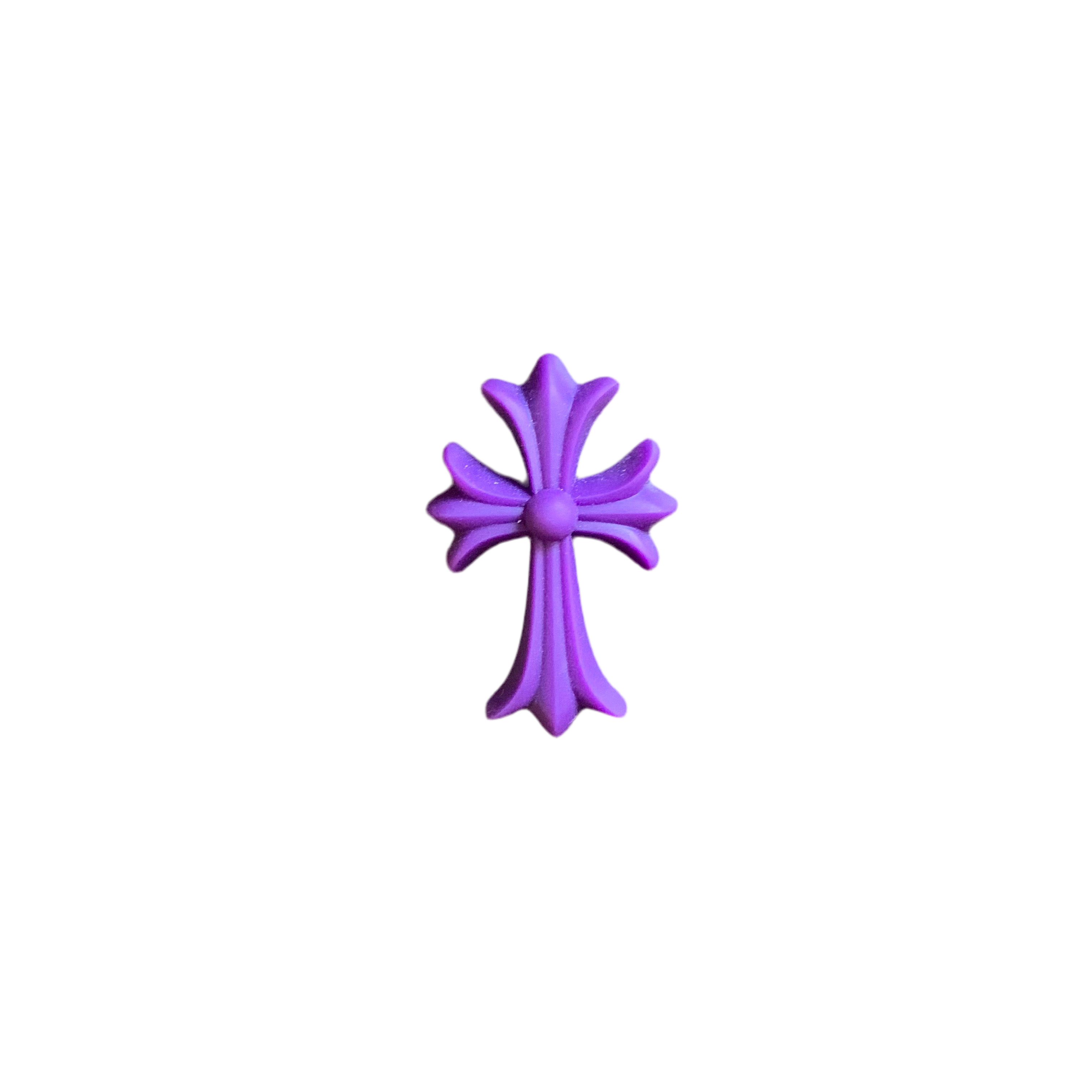 Chrome Hearts Cross Pendant in Silicone Purple (2024)