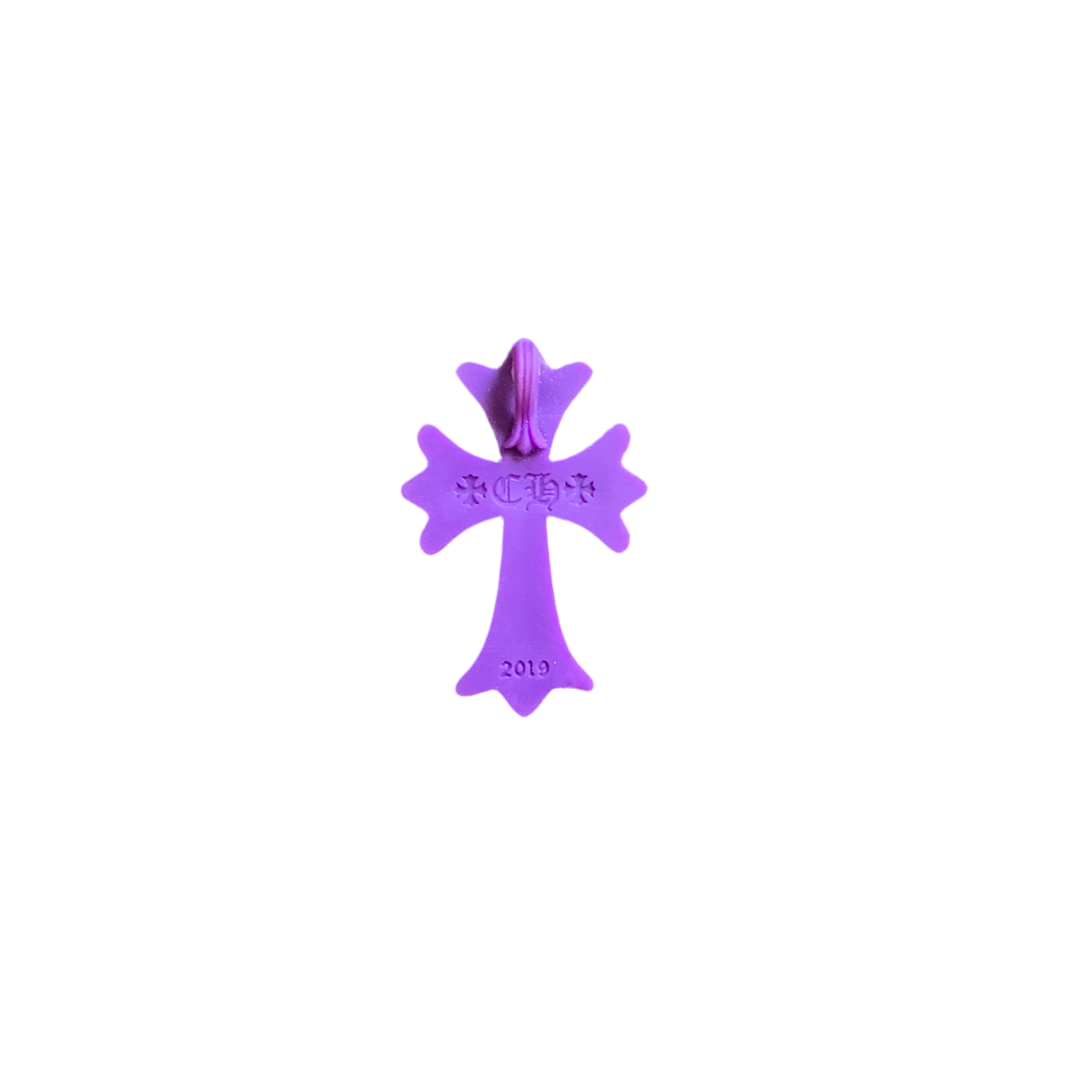 Chrome Hearts Cross Pendant in Silicone Purple (2024)
