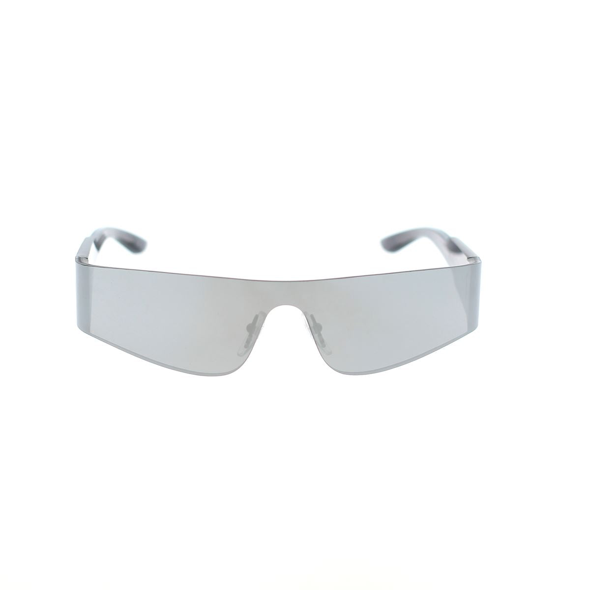 Balenciaga Mono Rectangle Silver Sunglasses (2024)