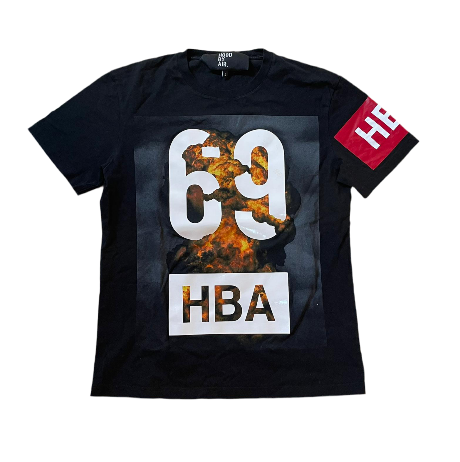 Hood By Air HBA #69 Atomic Explosion Tee Black (2016s)