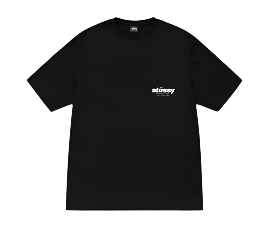 Stussy Rollers Black Tee (2025)