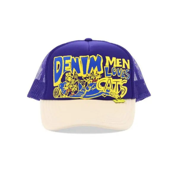 Kapital Denim Men Loves Cat Trucker Hat (2022)