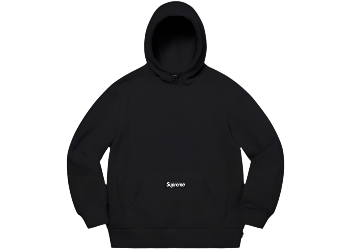 Supreme Polartec Hoodie Black (2020)