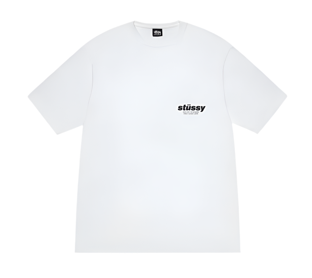 Stussy Rollers White Tee (2025)