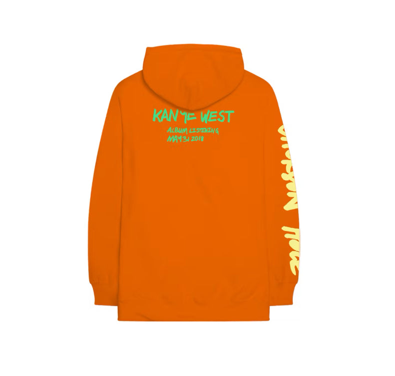 Kanye West Wyoming Ye Hoodie Orange (2018)