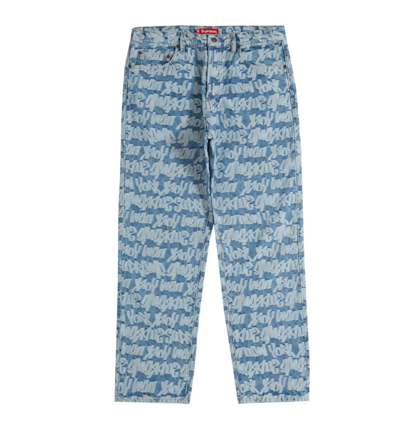 Supreme Fat Tip Jacquard Regular Jeans (2022)