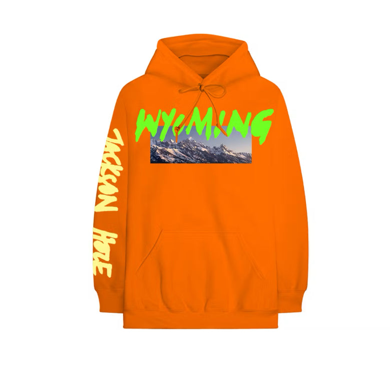 Kanye West Wyoming Ye Hoodie Orange (2018)