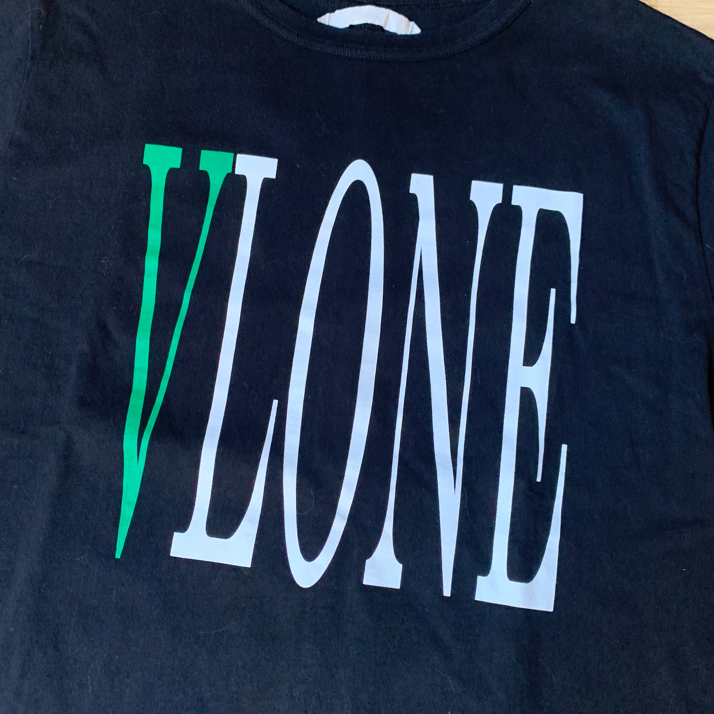 Off-White x Vlone Green/Black Tee (2015)