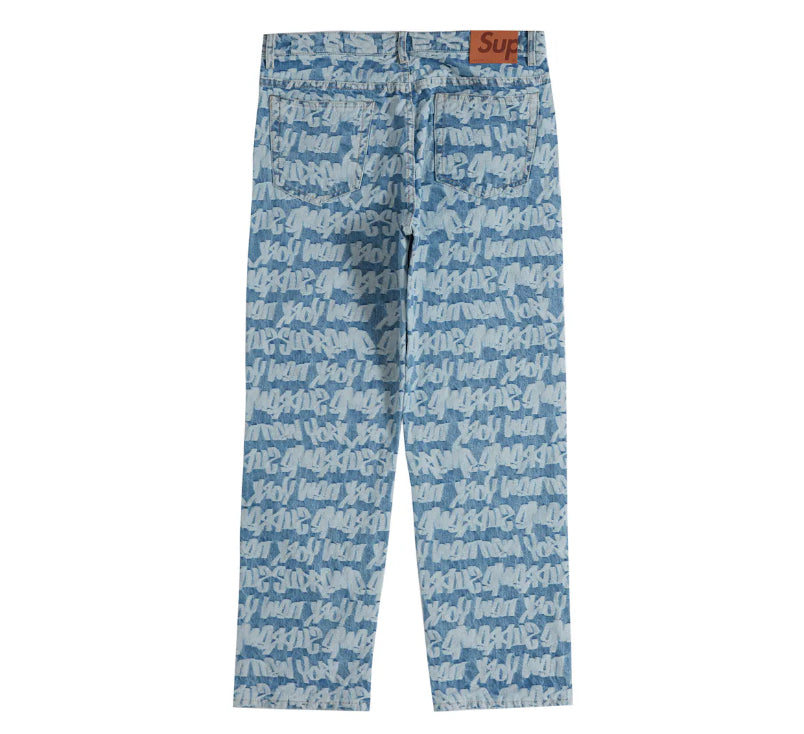 Supreme Fat Tip Jacquard Regular Jeans (2022)