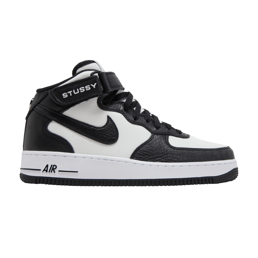 Nike Air Force 1 Mid Stussy Grey Black (2022)