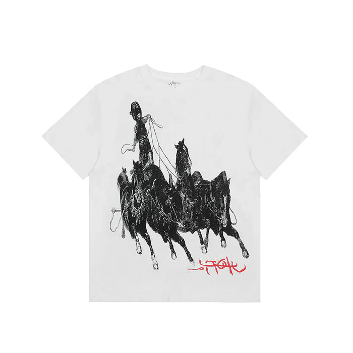 Travis Scott Utopia Circus Maximus Tour 8/7 White Tee (2023)