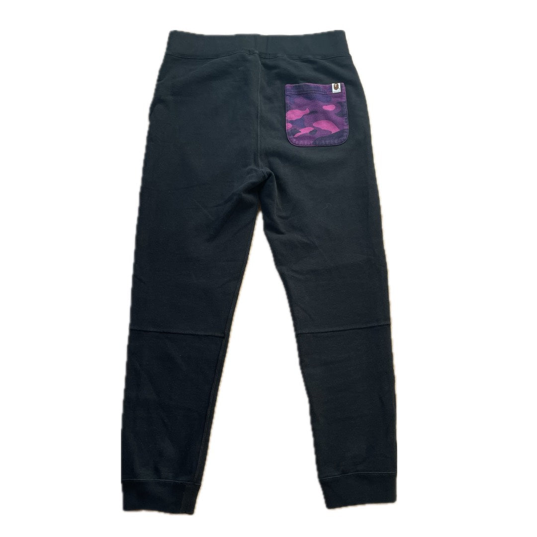 Bape Shark Black Purple Camo Sweatpants (2020s)