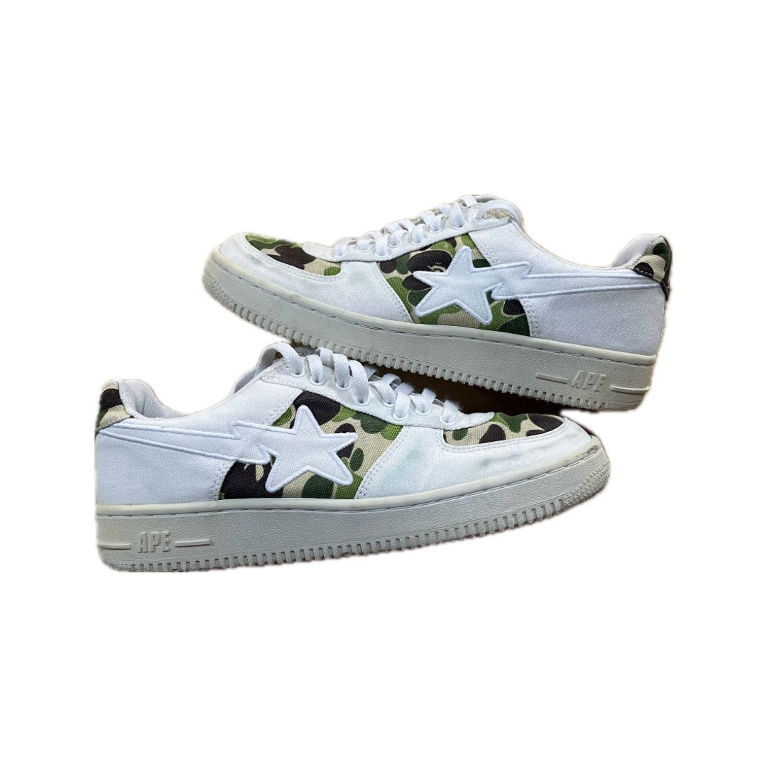 Bape Bapesta ABC Camo Green / White (2010s)