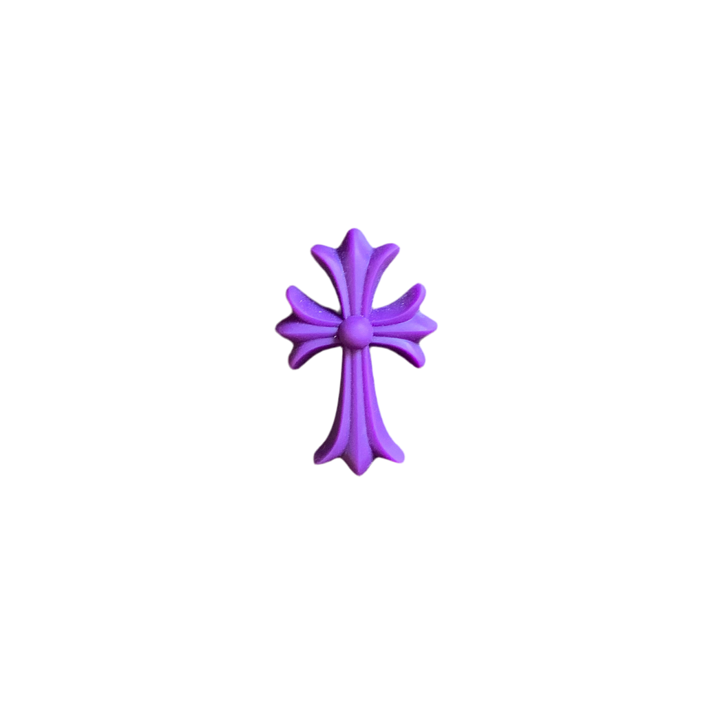Chrome Hearts Cross Pendant in Silicone Purple (2024)