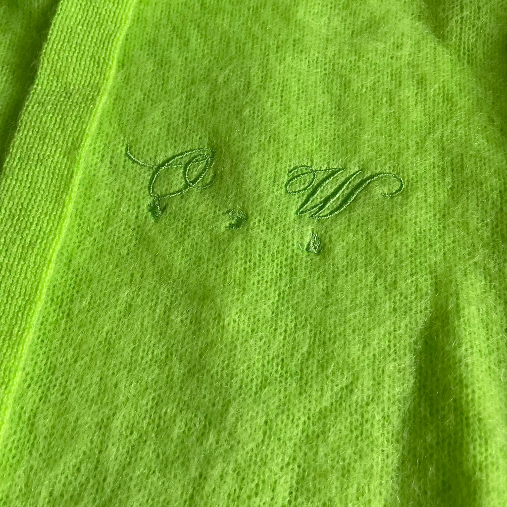 Off-White Arrow Hoodie Mohair Lime (2022)