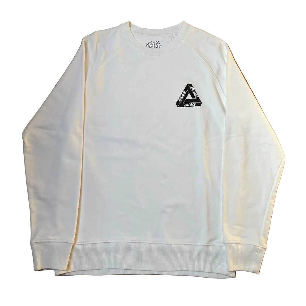 Palace Tri-Ferg Crewneck White (2017)