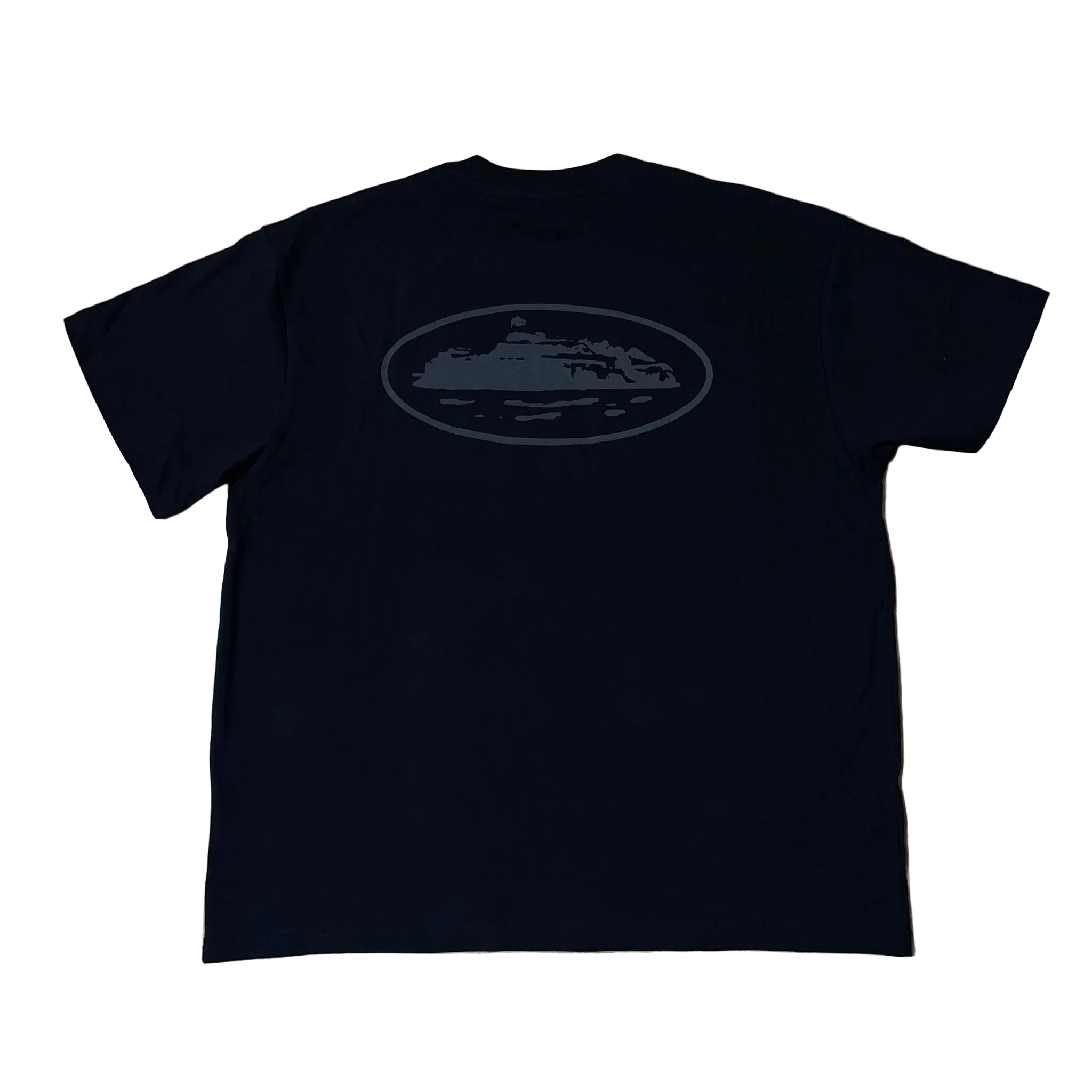 Corteiz OG Alcatraz Black Reflective Tee (2022)
