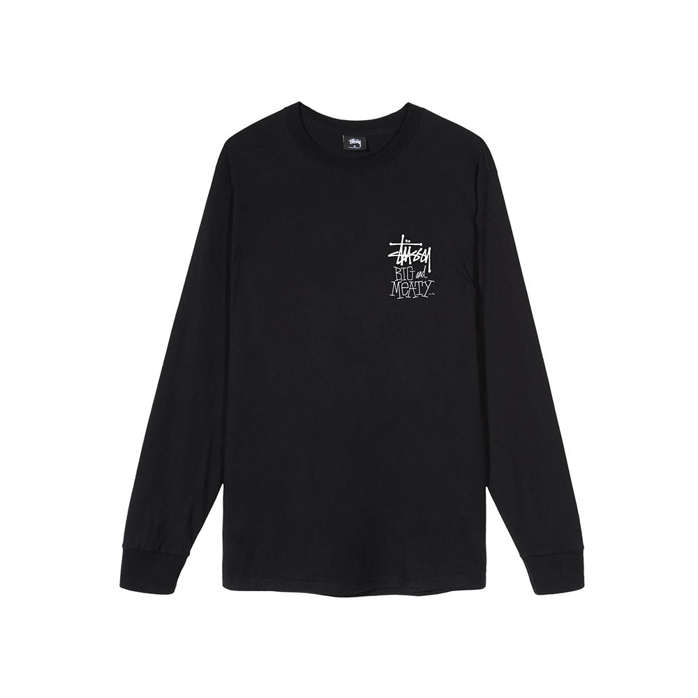 Stussy Big And Meaty L/S Tee Black (2020)