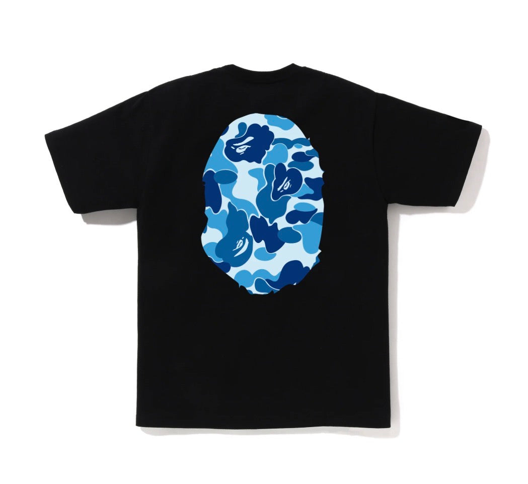 Bape Big Ape Head ABC Camo Blue Tee (2021)