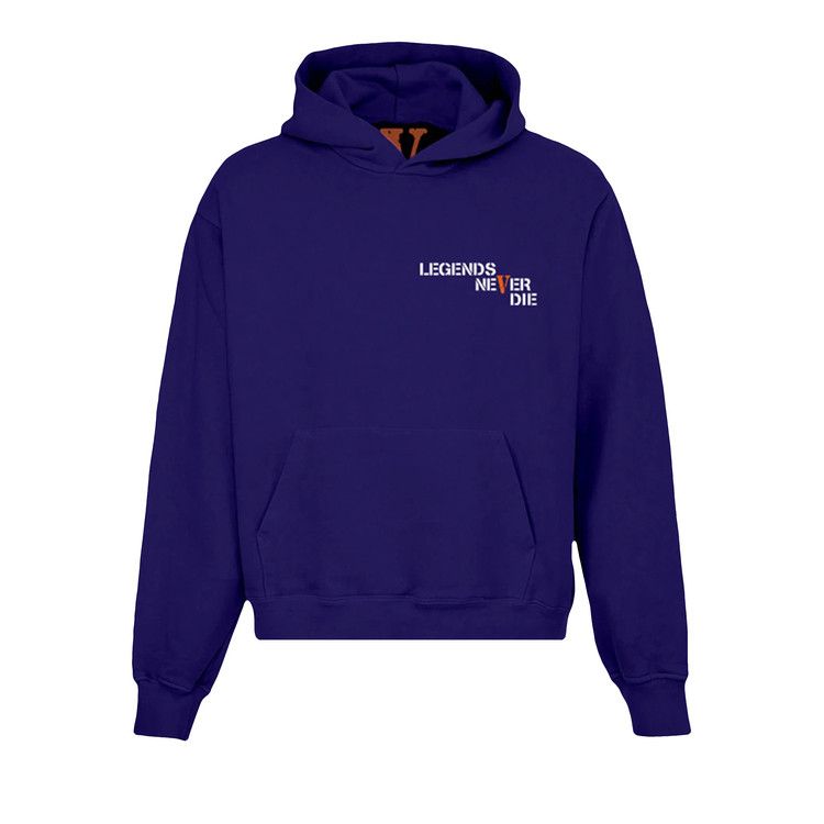 Vlone x Juice WRLD Legends Never Die Hoodie Royal Blue (2020)