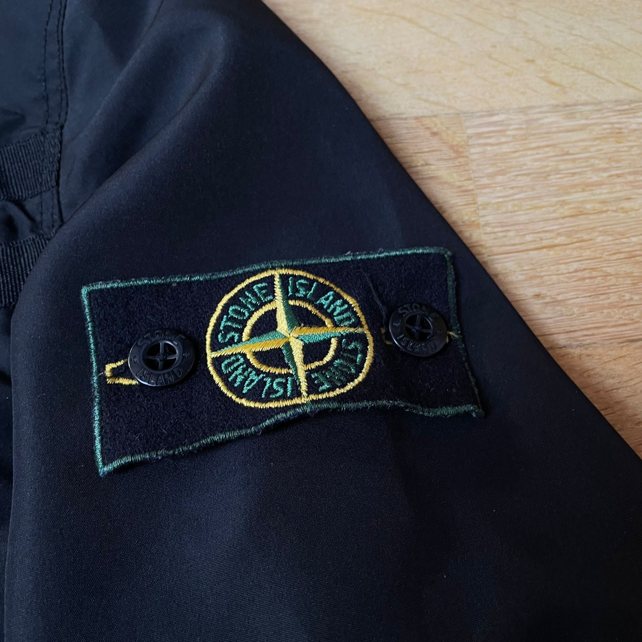 Stone Island Spalmatura Coated Nylon Hooded Jacket (2000s)