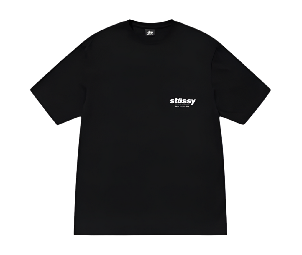 Stussy Rollers Black Tee (2025)