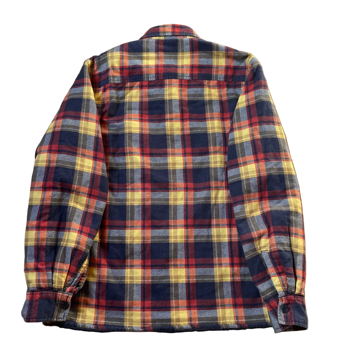 Stussy Flannel Quilted Shirt Red/Blue/Yellow (2015)