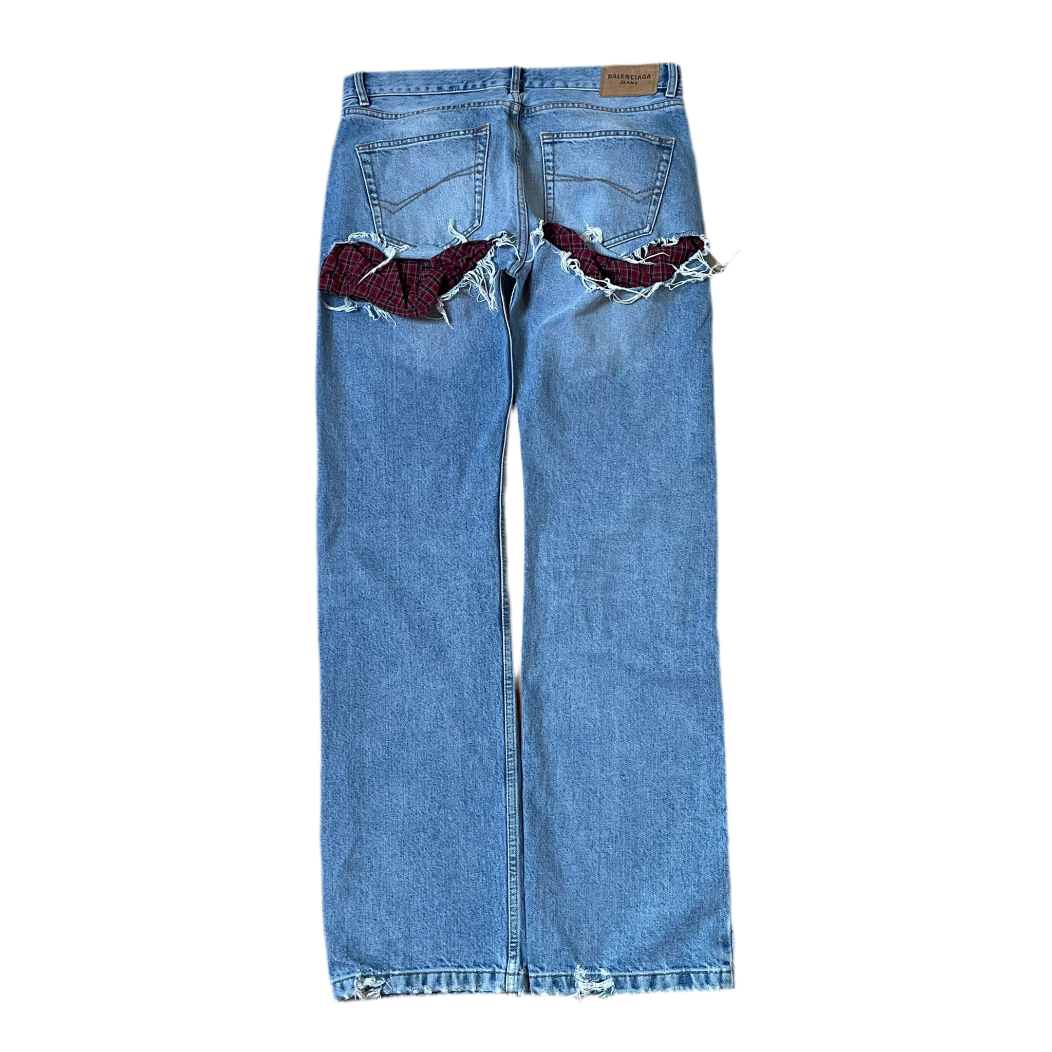 Balenciaga Destroyed Distressed Boxer Denim (2021)
