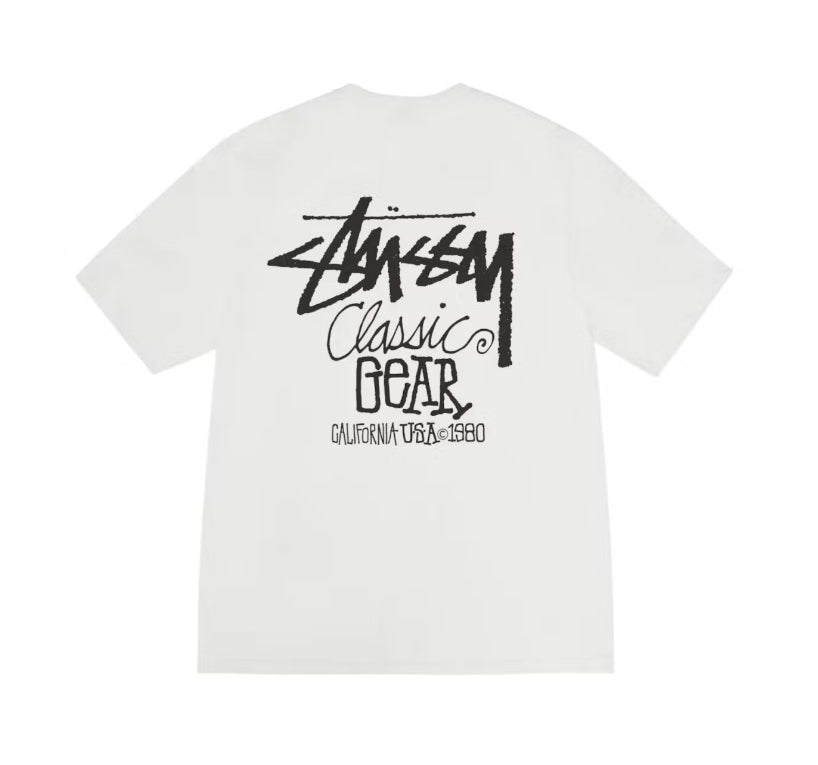 Stussy Classic Gear Pigment Dyed Tee Natural (2025)