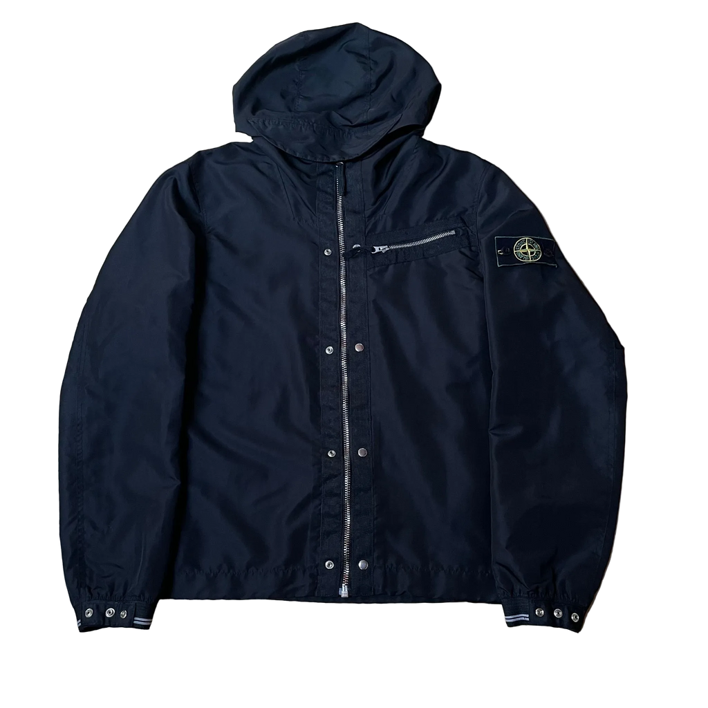 Stone Island Spalmatura Coated Nylon Hooded Jacket (2000s)