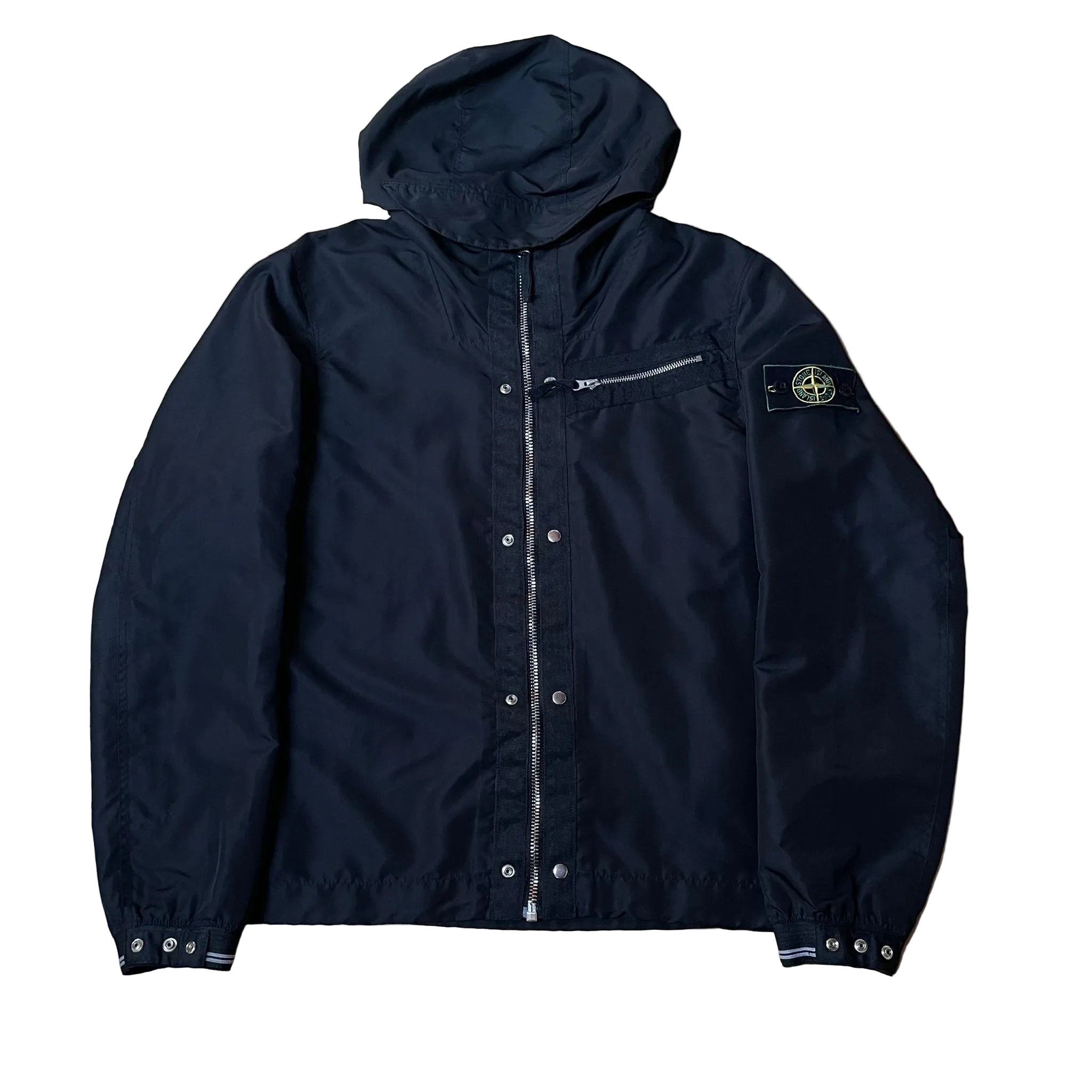 Stone Island Spalmatura Coated Nylon Hooded Jacket (2000s)
