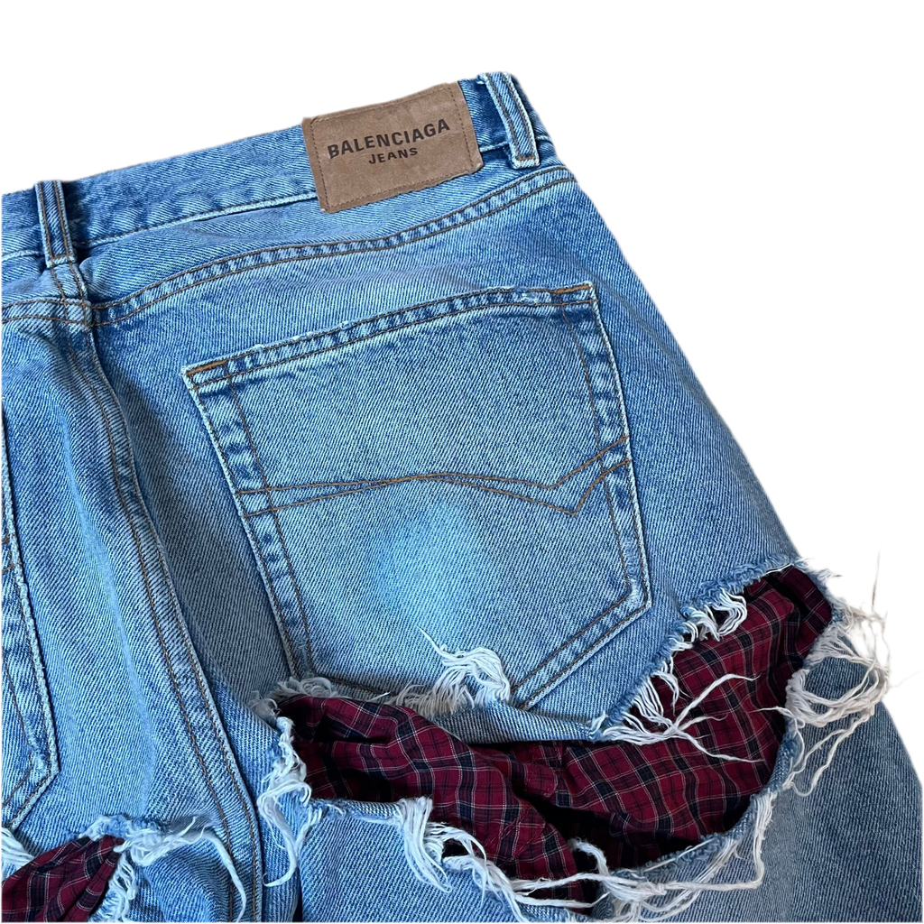 Balenciaga Destroyed Distressed Boxer Denim (2021)