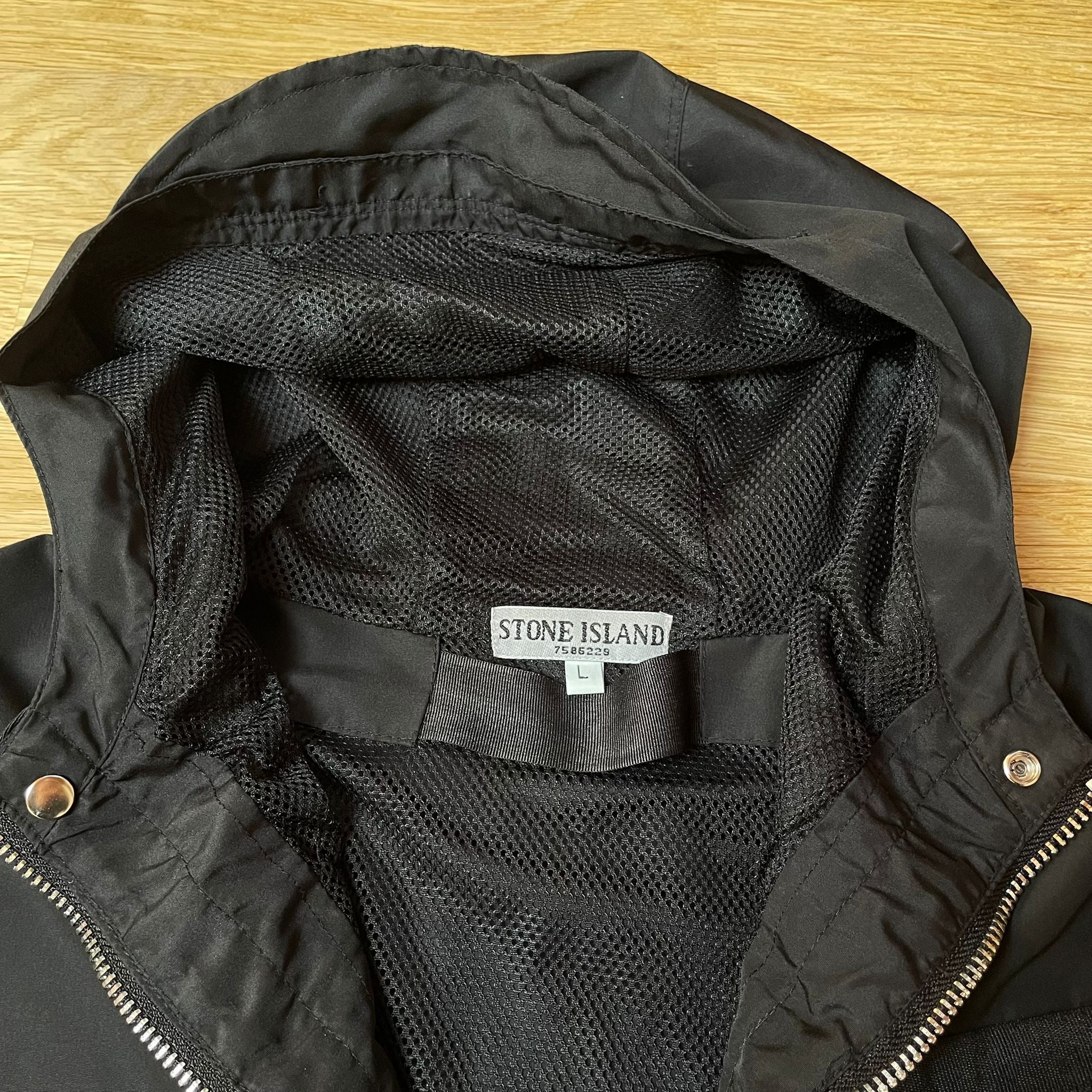 Stone Island Spalmatura Coated Nylon Hooded Jacket (2000s)