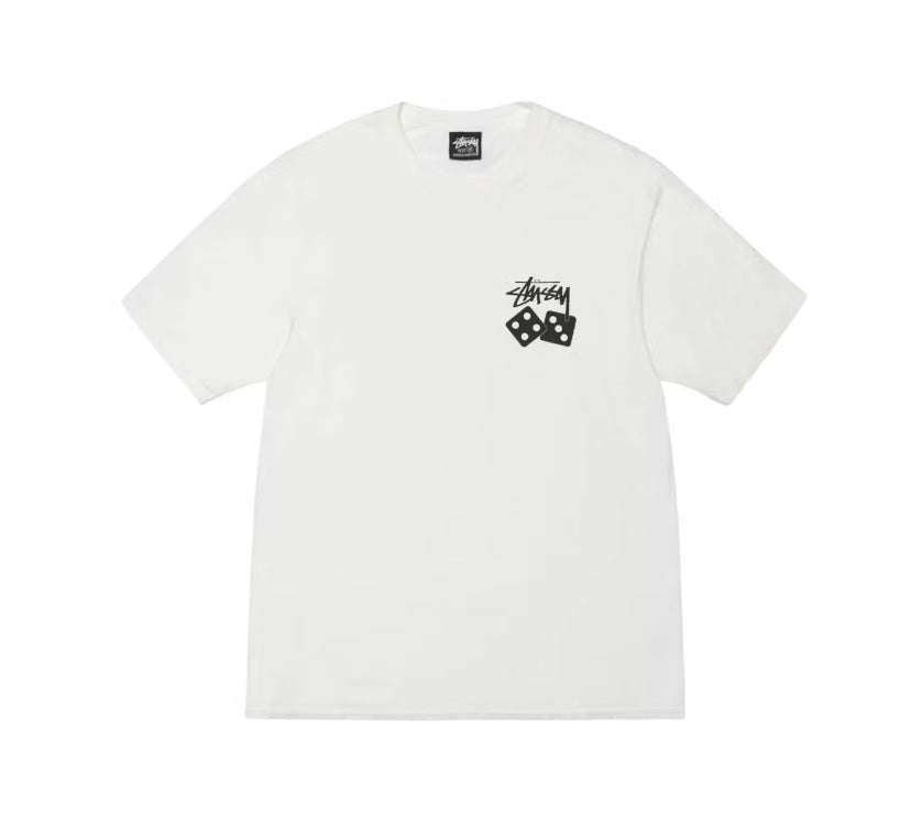 Stussy Dice Pigment Dyed Tee Natural (2025)