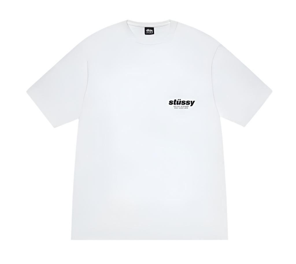 Stussy Rollers White Tee (2025)