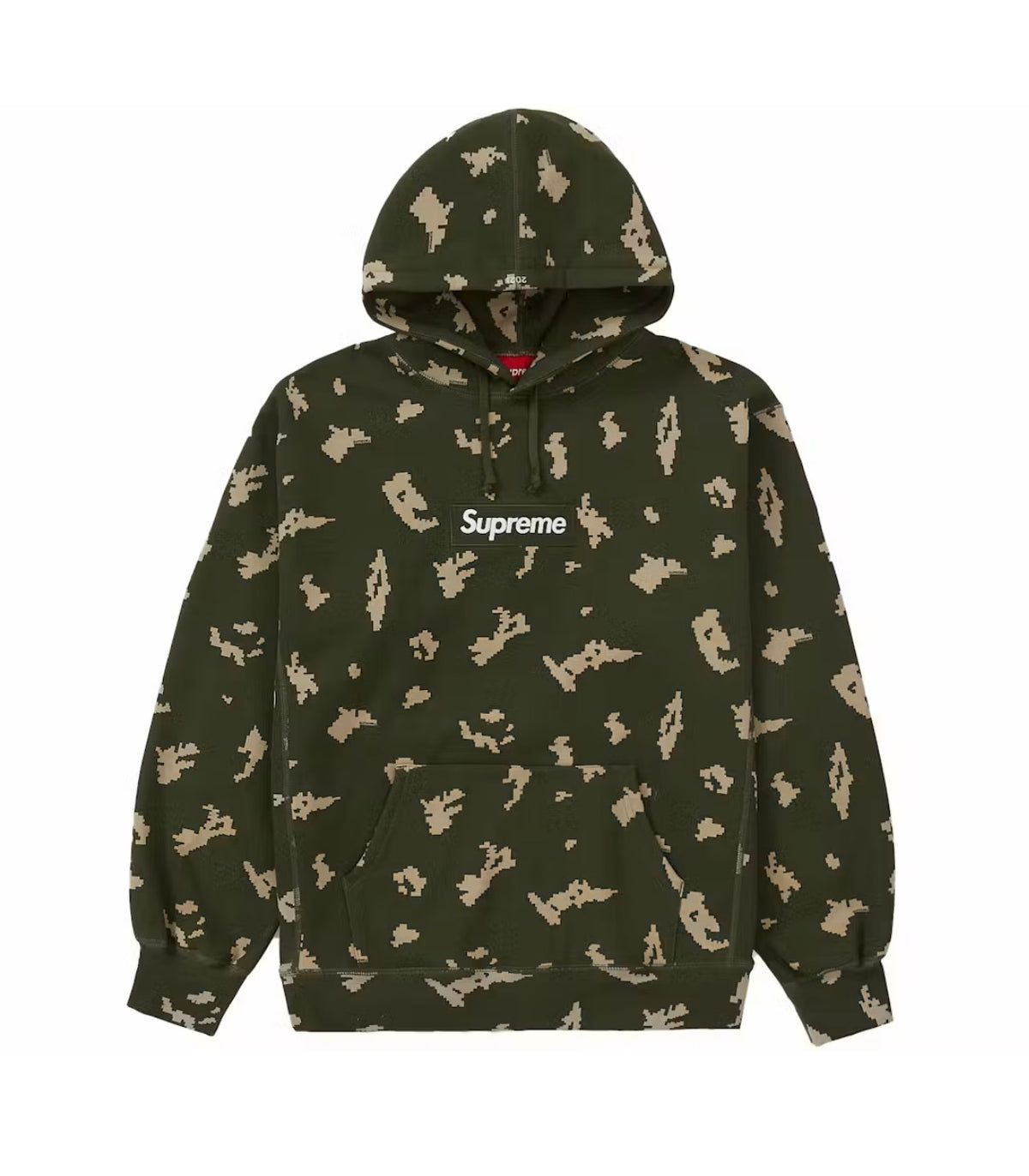 Supreme Box Logo Hoodie Olive Russian Camo (2021)