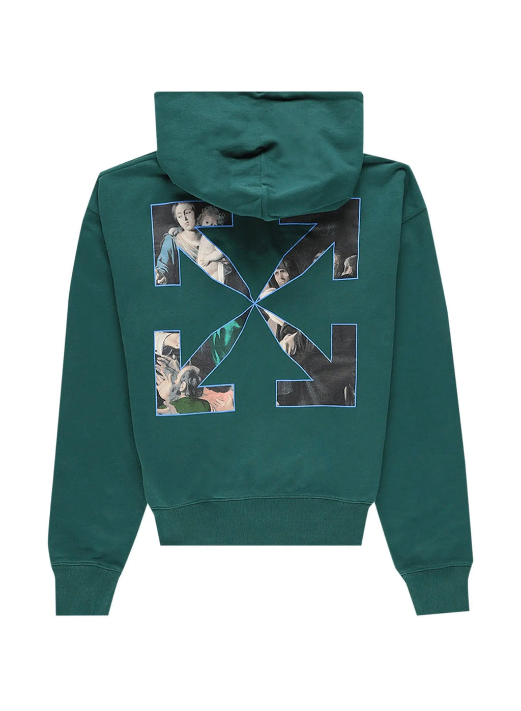 Off-White Caravaggio Painting Hoodie Dark Green (2020)