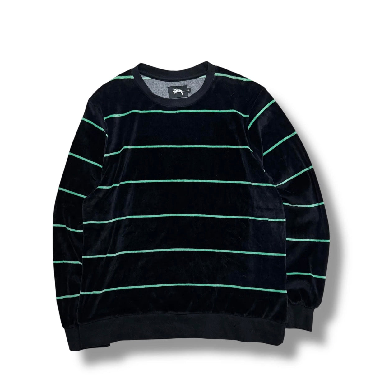 Stussy Striped Velour L/S Tee (2018)
