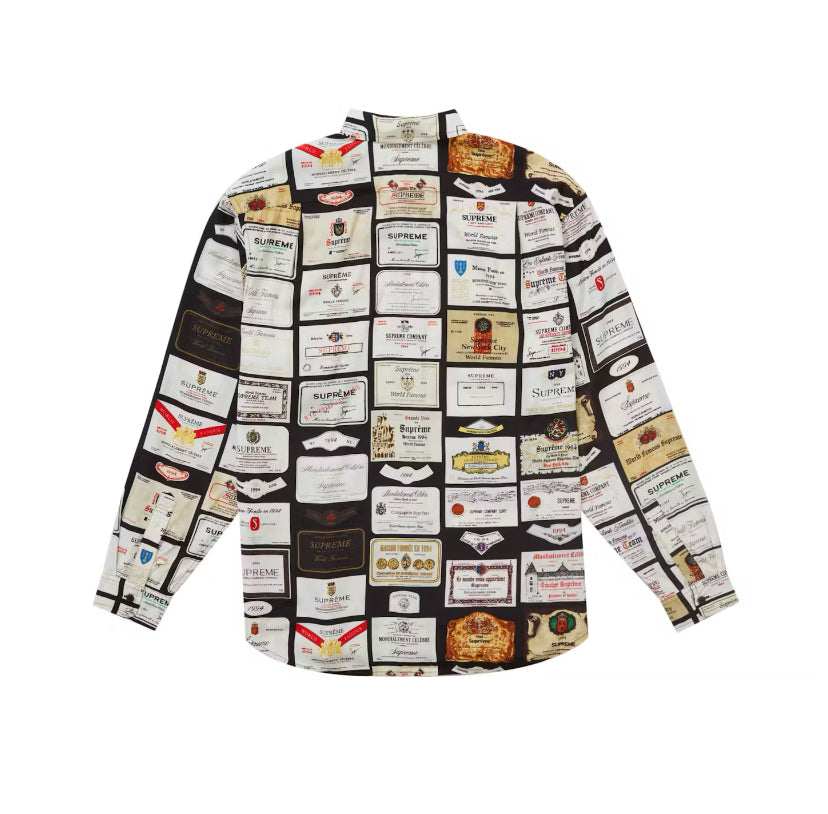 Supreme Label Shirts Black (2024)