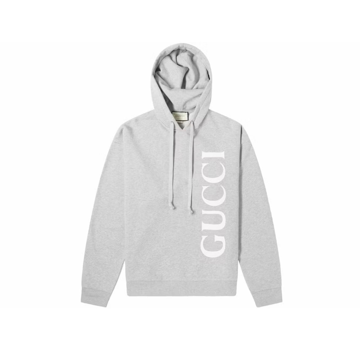 Gucci Vertical Logo Hoodie Grey (2019)