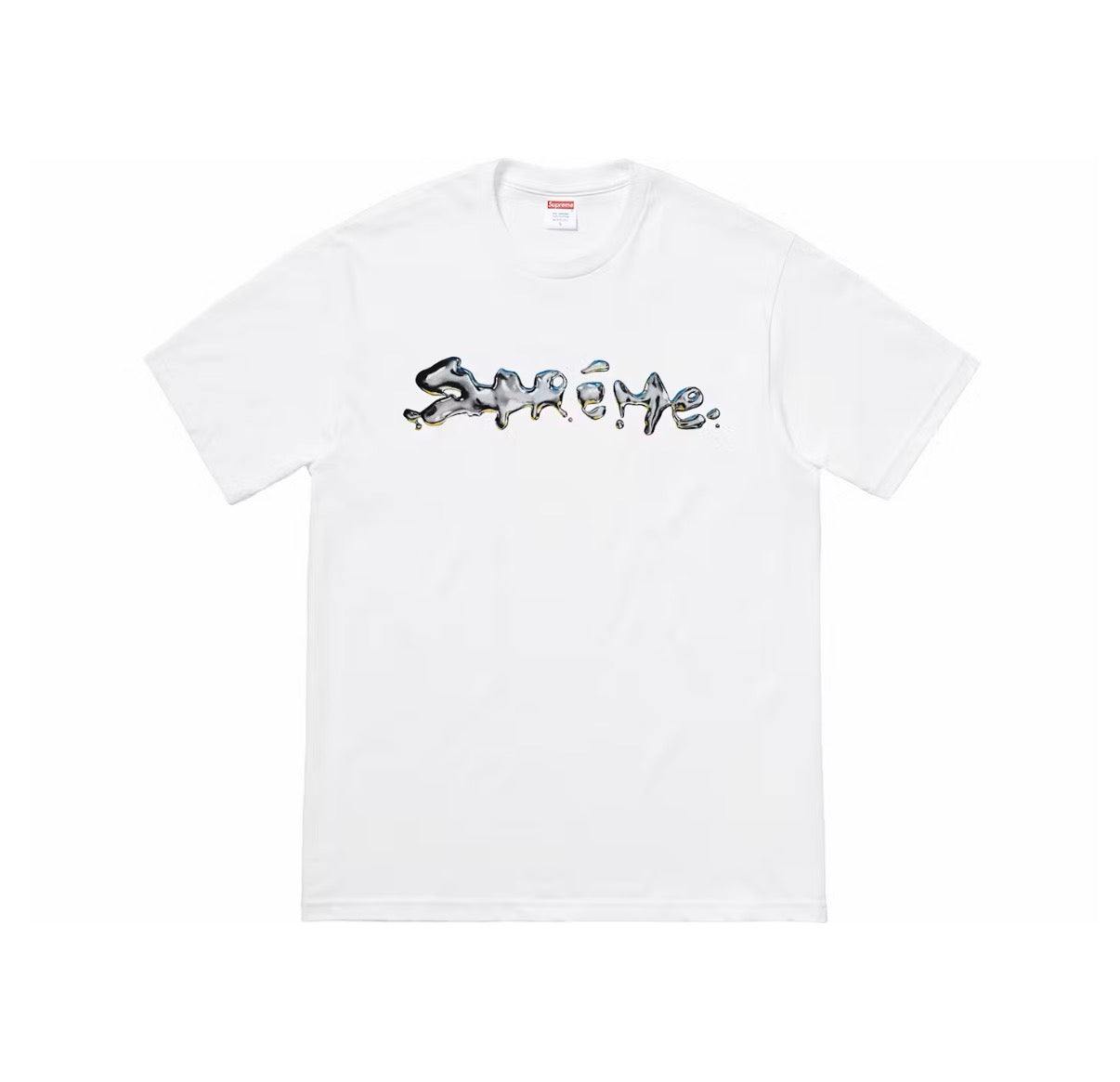 Supreme Liquid White Tee (2018)
