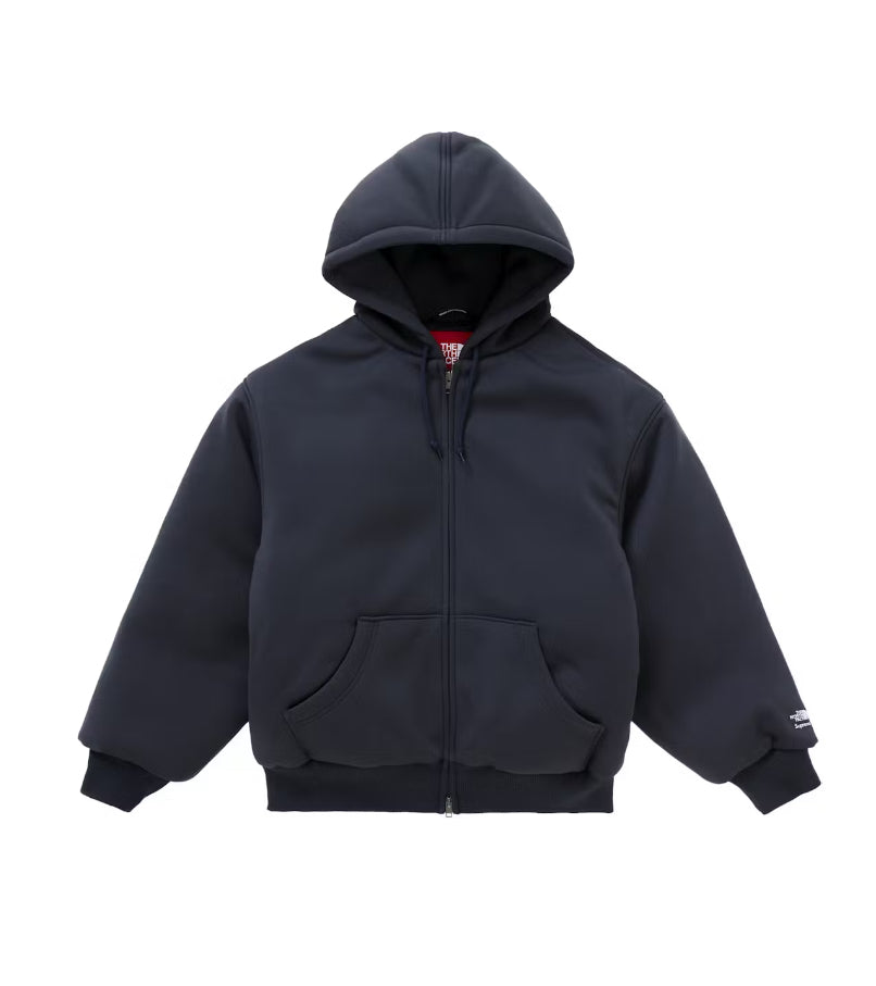 Supreme The North Face Down Filled Zip Hoodie Navy (2024)