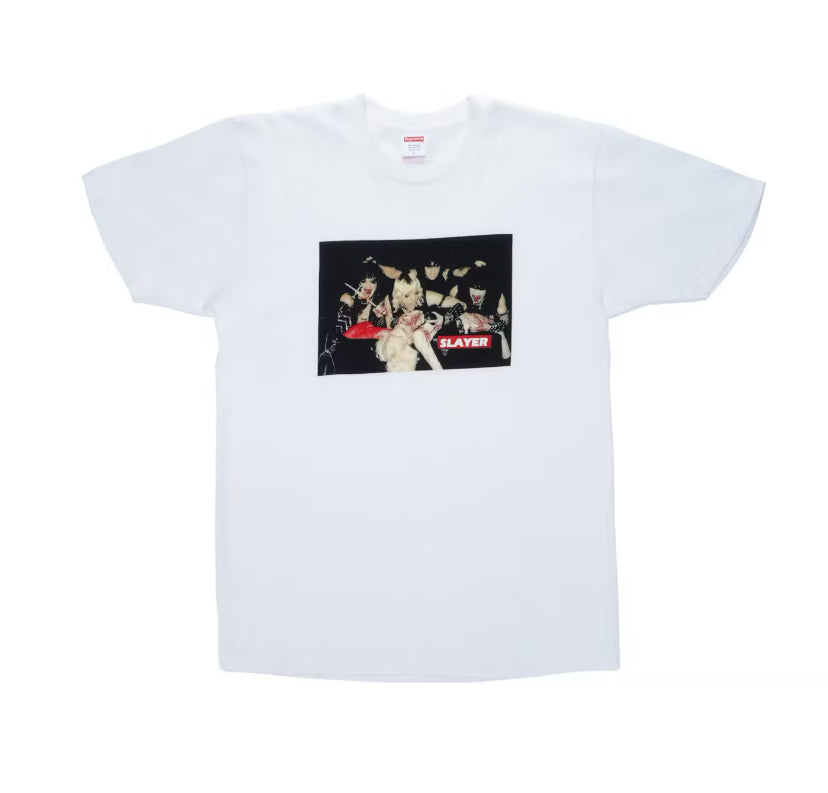 Supreme Slayer Altar Tee White (2016)