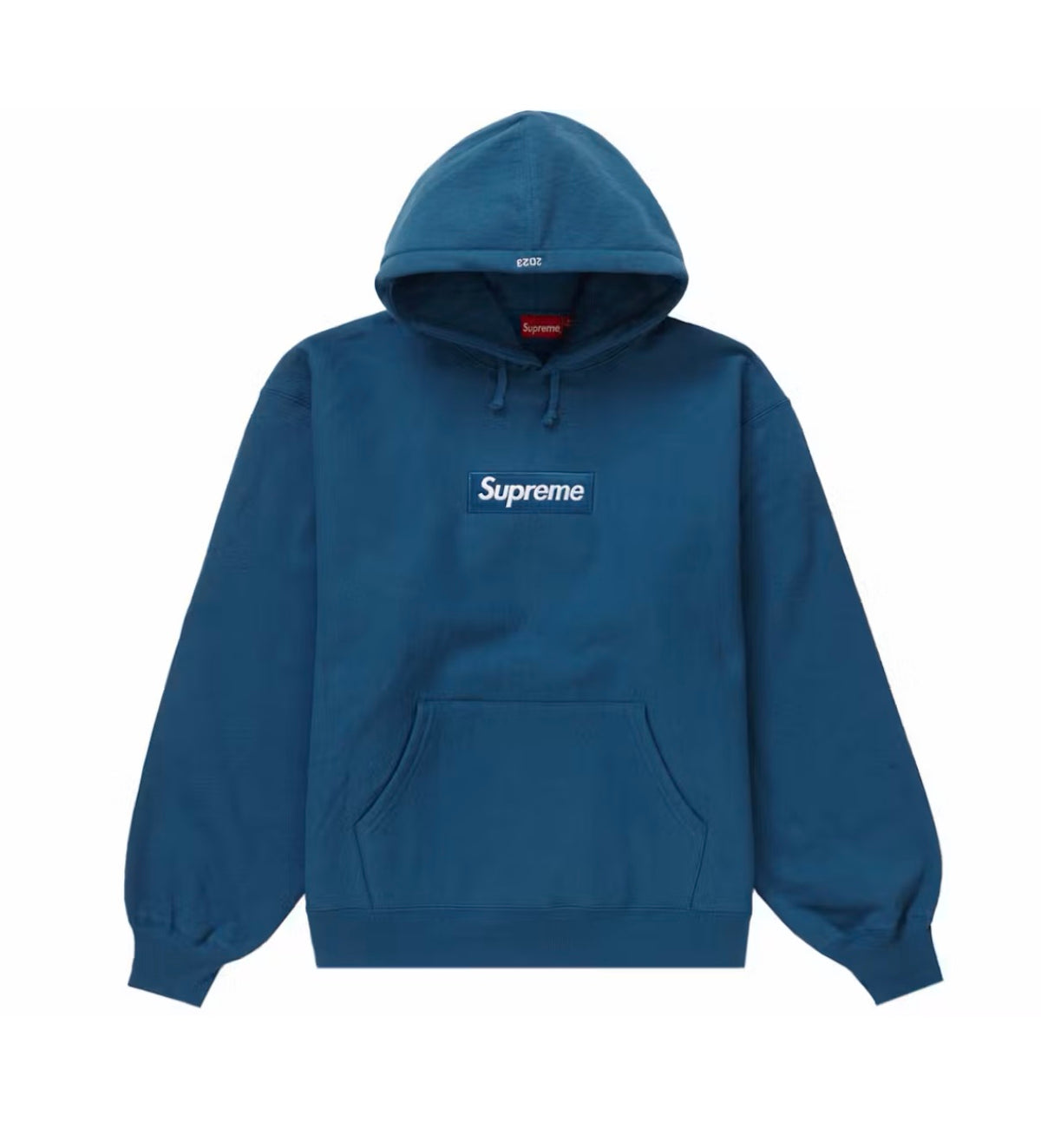 Supreme Box Logo Hoodie Blue (2023)