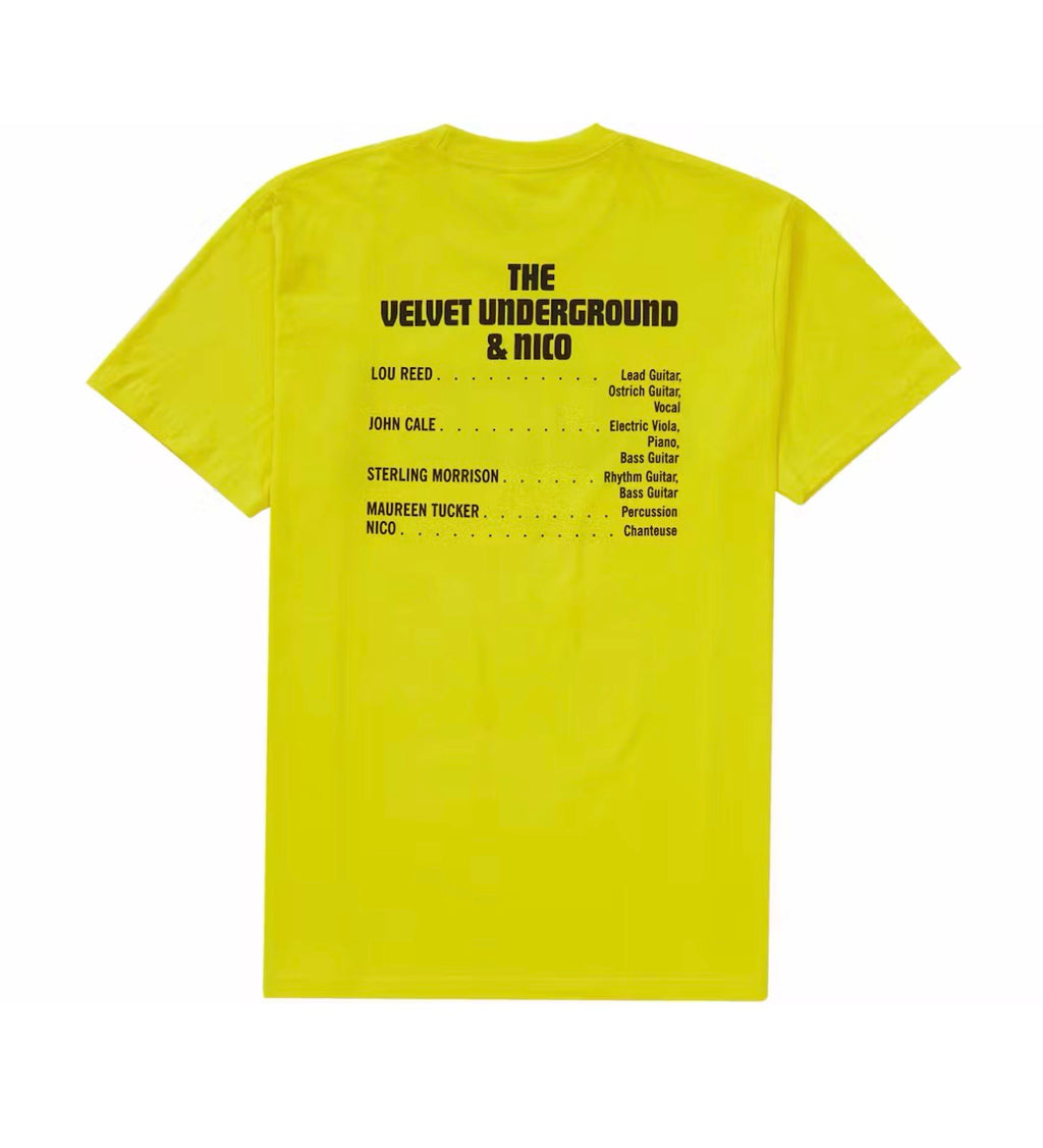 Supreme The Velvet Underground & Nico Tee Yellow (2019)