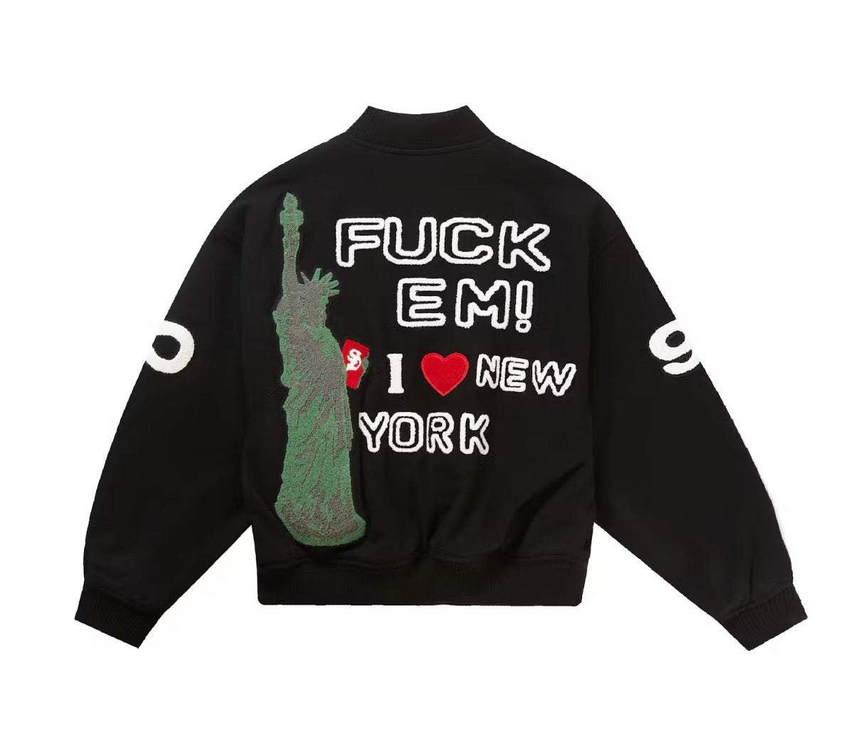 Supreme CPFM Tourist Varsity Jacket Black (2023)