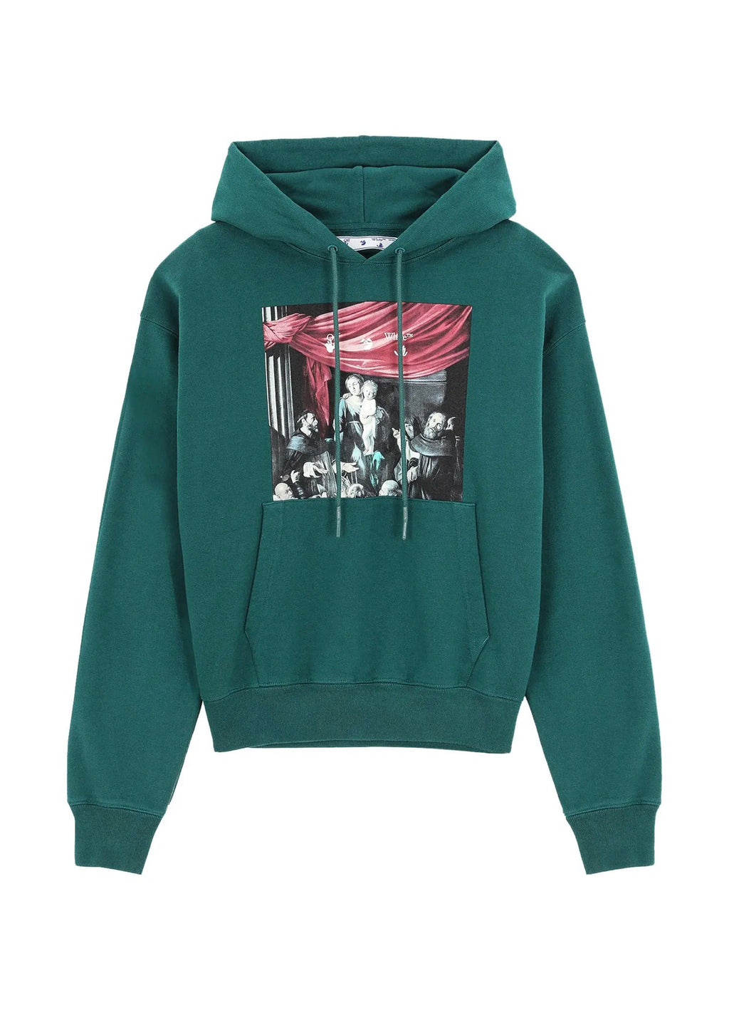 Off-White Caravaggio Painting Hoodie Dark Green (2020)
