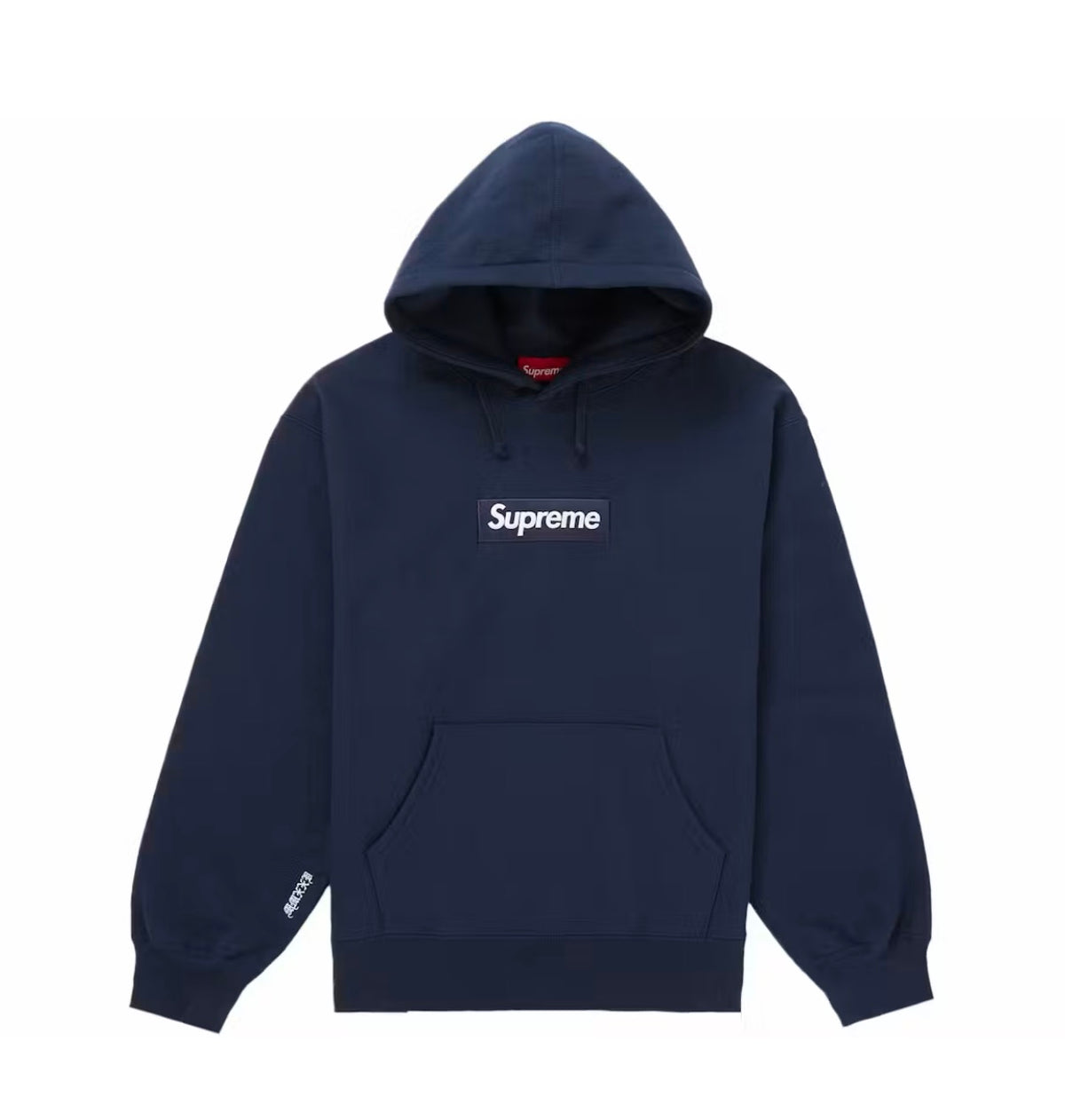 Supreme Box Logo Hoodie Navy (2025)