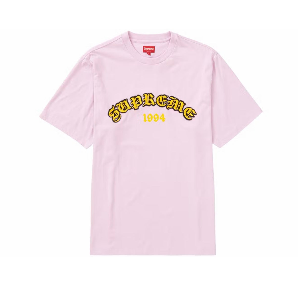 Supreme Old English Glow Pink Tee (2022)