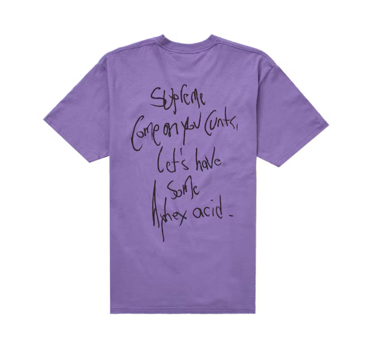 Supreme Aphex Twin Windowlicker Tee Purple (2025)